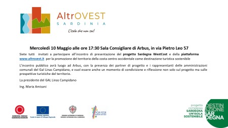 Arbus, 10 maggio 2023: Presentazione del Progetto Sardinia West Coast
