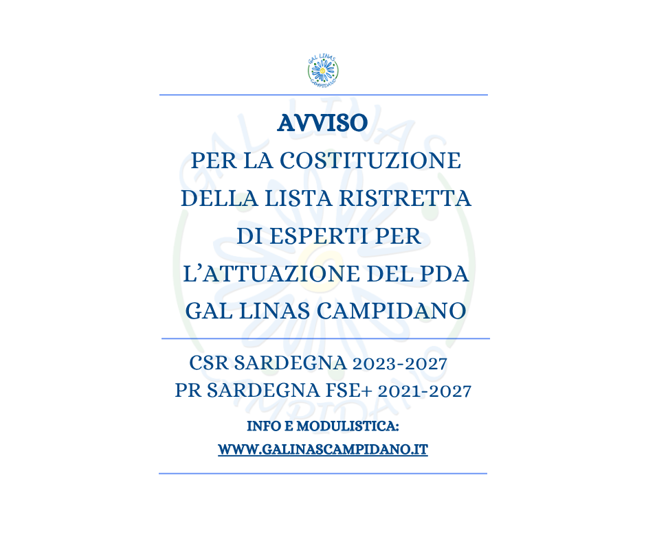 post social avviso lista ristretta 2021.2027
